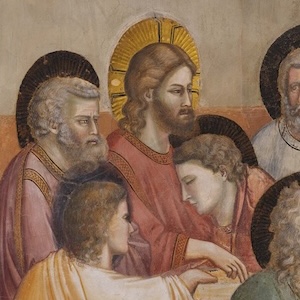 Giotto di Bondone, Ultima Cena, 1304-1306, Cappella degli Scrovegni