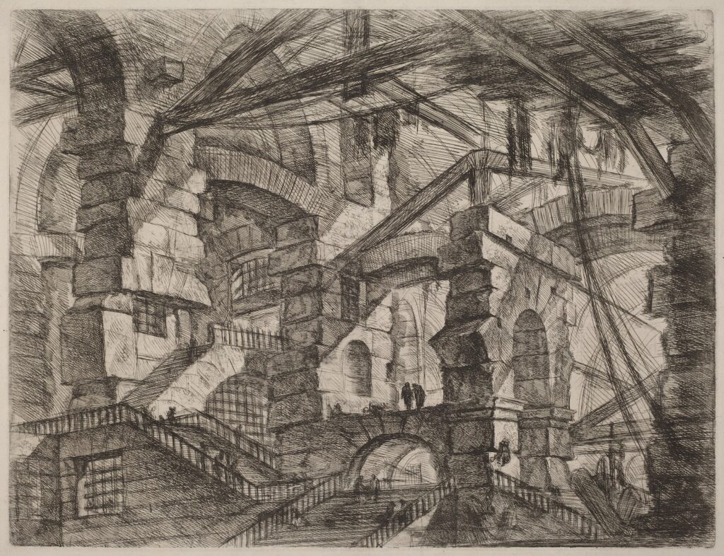 Giovanni Battista Piranesi, L'arco gotico, 1750-1758, National Gallery of Art