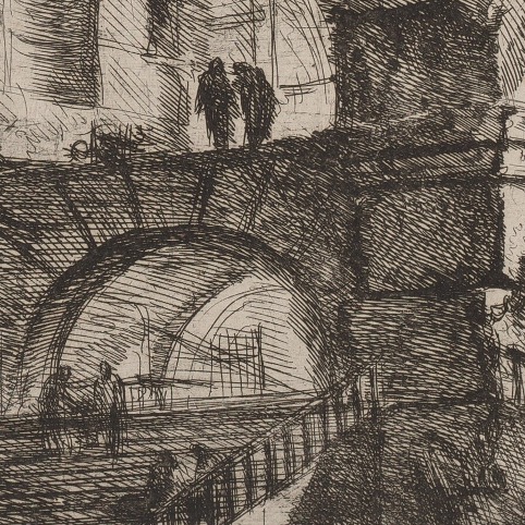 Giovanni Battista Piranesi, L'arco gotico, 1750-1758, National Gallery of Art