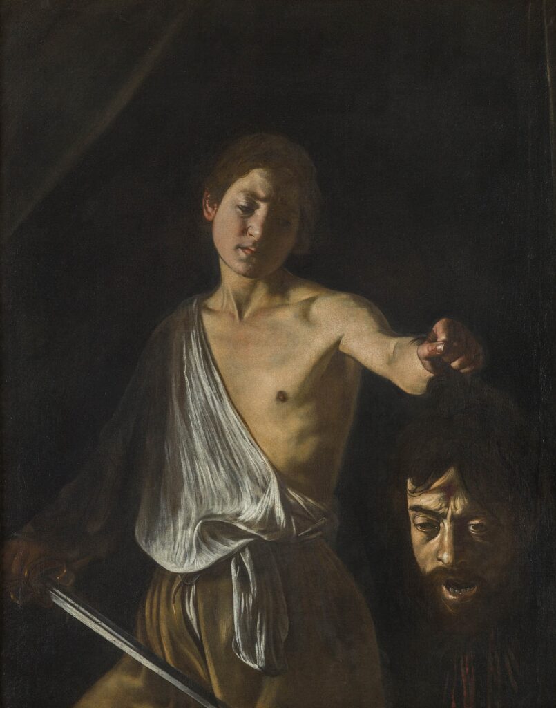 Michelangelo Merisi detto Caravaggio, David con la testa di Golia, Galleria Borghese.